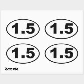 1,5 ml Oval-Aufkleber Ovaler Aufkleber (Blatt)