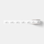 1,5" Namensinitialen Benutzerdefiniertes Bekleidun Ripsband (Vorderseite)