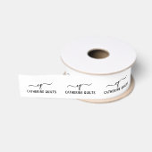 1,5" Namensinitialen Benutzerdefiniertes Bekleidun Ripsband (Spule)