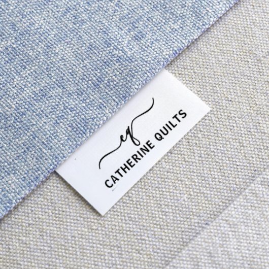 1,5" Namensinitialen Benutzerdefiniertes Bekleidun Ripsband