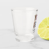 1,5 oz benutzerdefiniertes Shotglas mit Ihrem Logo Schnapsglas (Links)
