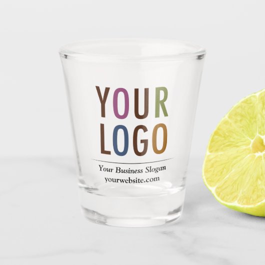1,5 oz benutzerdefiniertes Shotglas mit Ihrem Logo Schnapsglas (Vorderseite)