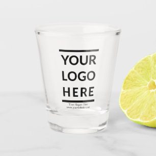 1,5 oz Glattglas mit eigenem Logo, kein Minimum Schnapsglas