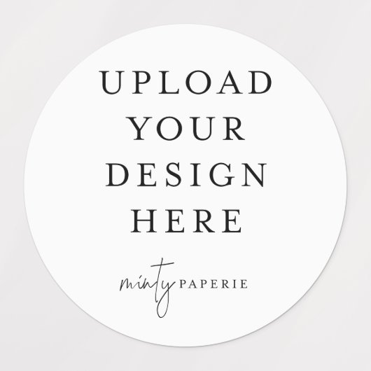 1,5" Runder wasserfester Vinyl-Aufkleber Etiketten (Design 2)