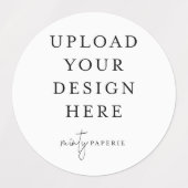 1,5" Runder wasserfester Vinyl-Aufkleber Etiketten (Design 1)