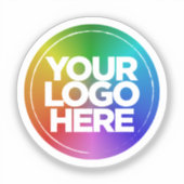 1,5" Rundlogoaufkleber Aufkleber (Vorderseite)