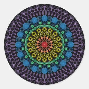 1.5" Tagfahrradaufkleber Runder Aufkleber