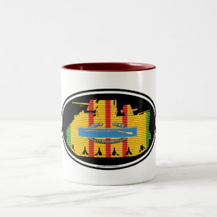 1/5th Inf spüren mit CIB u. der gekreuzten Zweifarbige Tasse