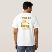 1/5th Infanterie-kambodschanisches Invasions-Shirt T-Shirt (Schwarz voll)