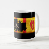 1/5th Infanterie-Vietnam-Service-Band-Tasse Kaffeetasse (VorderseiteRechts)