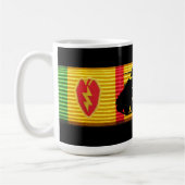 1/5th Infanterie-Vietnam-Service-Band-Tasse Kaffeetasse (Links)