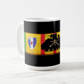 1/61st Service-Band-Tasse Inf Vietnam Kaffeetasse (Vorderseite Links)