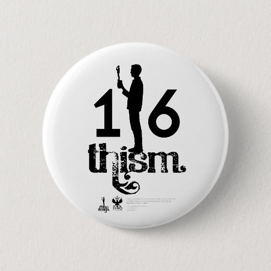 1/6thism_logo_01 button (Vorderseite)