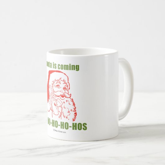 1-900-Ho-Ho-Hos Kaffeetasse (VorderseiteRechts)