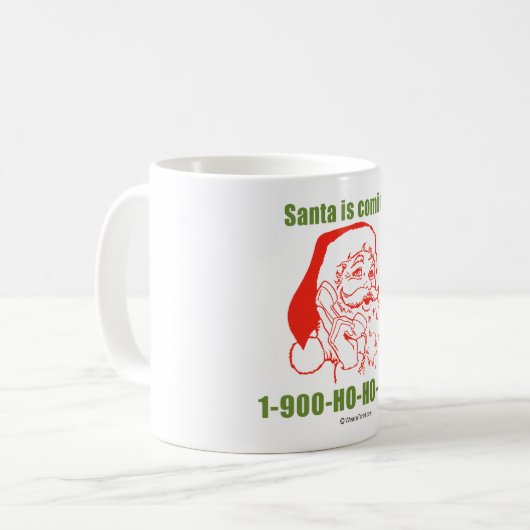 1-900-Ho-Ho-Hos Kaffeetasse (Vorderseite Links)