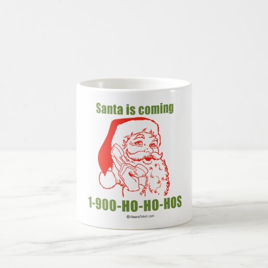 1-900-Ho-Ho-Hos Kaffeetasse (Mittel)