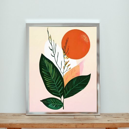 1. Abstrakte Leinwand für Blumenbrust Fotodruck