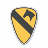 1. Abzeichen der Kavallerie (Staaten) Aufkleber (Vorderseite)