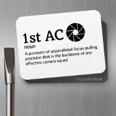 1. AC-Definition - Camera Team 3" x 4" Flex Magnet