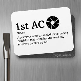 1. AC-Definition - Camera Team 3" x 4" Flex Magnet