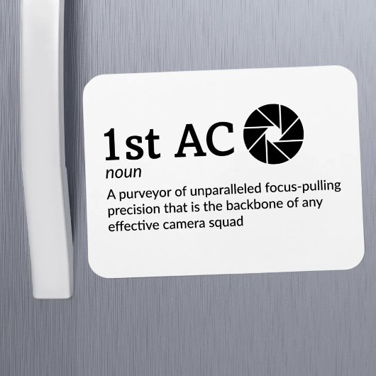1. AC-Definition - Camera Team 3" x 4" Flex Magnet