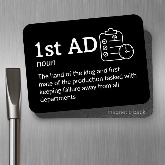 1. AD-Definition - Crew 3" x 4" Flex Magnet