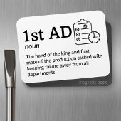 1. AD Definition - Filmaker 3" x 4" Flex Magnet