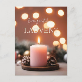 1. Advent Postkarte