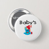 1. alles Gute zum Geburtstag des Babys Button (Vorne & Hinten)