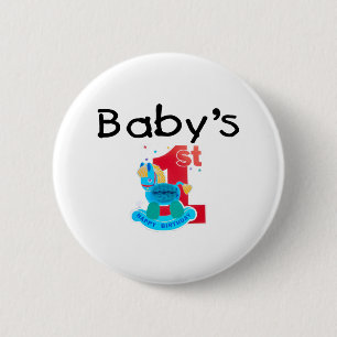 1. alles Gute zum Geburtstag des Babys Button