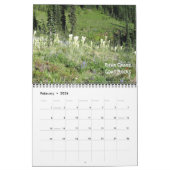 1, Alpine Wildblumen Ziegengestein, Berg Hood und  Kalender (Feb 2026)