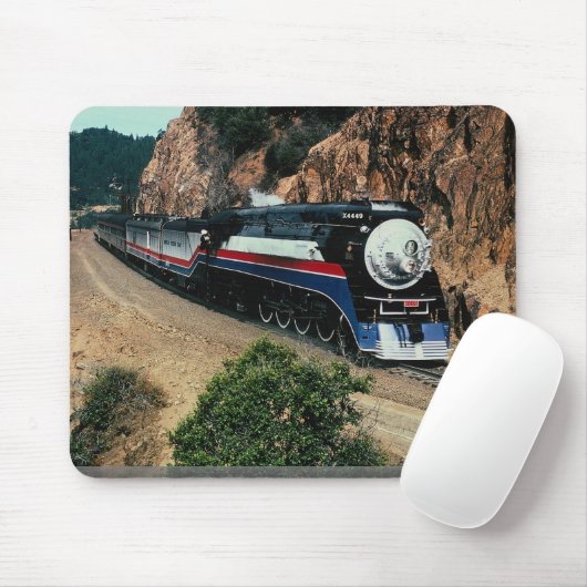 1 American Freedom Train (SP) 4449, Cape Horn, CA Mousepad (Mit Mouse)