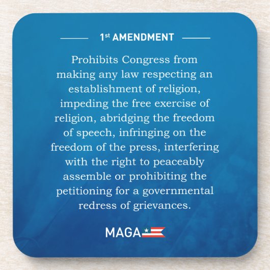 1. Änderung: MAGA x6 Untersetzer (Vorderseite)