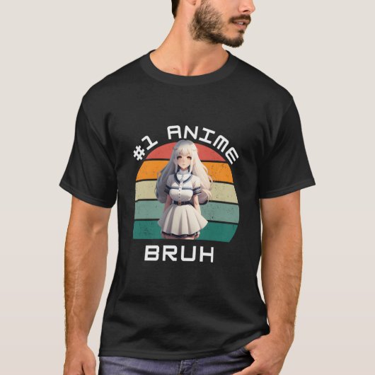 1 Anime Bruh Ga Kawaii Beautiful T-Shirt (Vorderseite)