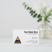 1. ANZEIGE alter Ironsides-Flecken Visitenkarte (Stehend Vorderseite)