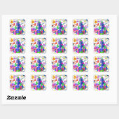 1. April, 1 Kindergeburtstag Stickers (Blatt)