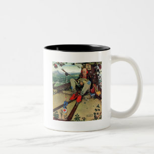 1. April-April, 1945 Zweifarbige Tasse