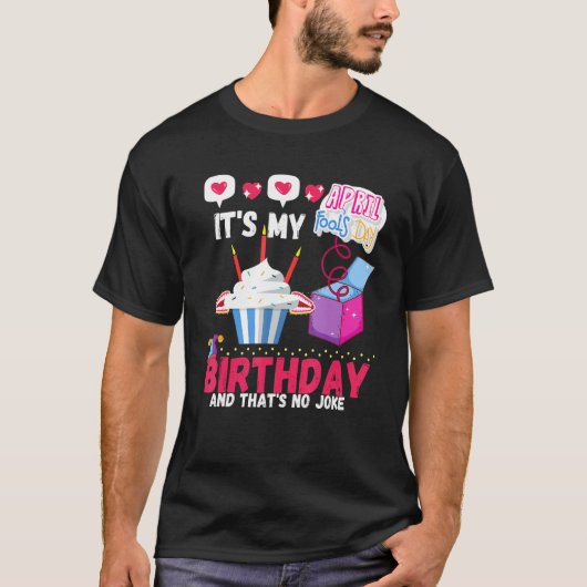 1. April Cooler Schultag Geburtstag Unglaublich wi T-Shirt (Vorderseite)