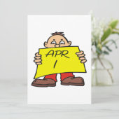 1. April Einladung (Stehend Vorderseite)