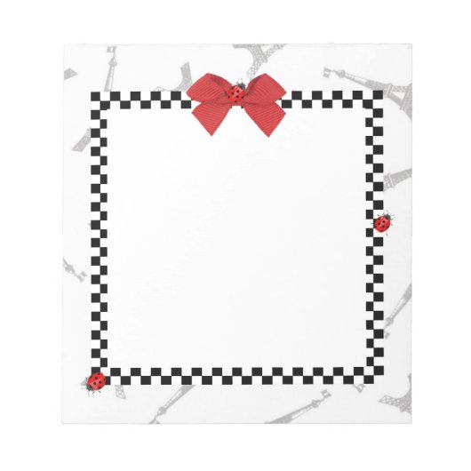 1. April in Paris Notizblock (Vorderseite)