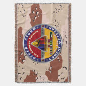 1. Armored Division Desert Storm Veteran Decke (Vorderseite Vertikal)