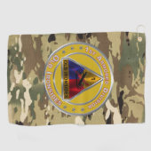 1. Armored Division Golf Towel Golfhandtuch (Horizontal)