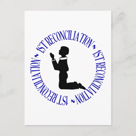 1. Aussöhnung - Geständnis Postkarte (Vorderseite)