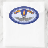 1. Avn Bde Master Aviator Ovaler Aufkleber (Tasche)