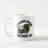 1. AVN BDE Vietnam CH-47 (Subdued) Kaffeetasse (Links)