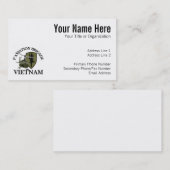 1. AVNBDE Vietnam-Tierarzt Huey Visitenkarte (Vorne/Hinten)