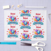 1. BABY Geburtstags-festliche bunte Ballone V10IZ Seidenpapier (Handwerk)