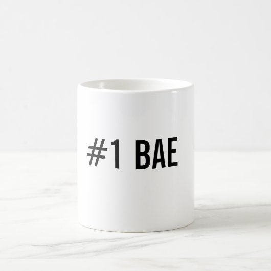 #1 BAE süße Geschenk-Kaffee-Tasse Kaffeetasse (Mittel)