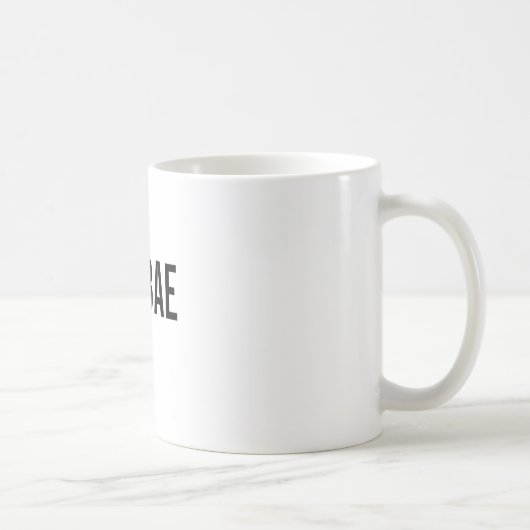 #1 BAE süße Geschenk-Kaffee-Tasse Kaffeetasse (Rechts)