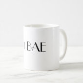 #1 BAE ZAHL EINE BAE Pariser Kaffeetasse (VorderseiteRechts)